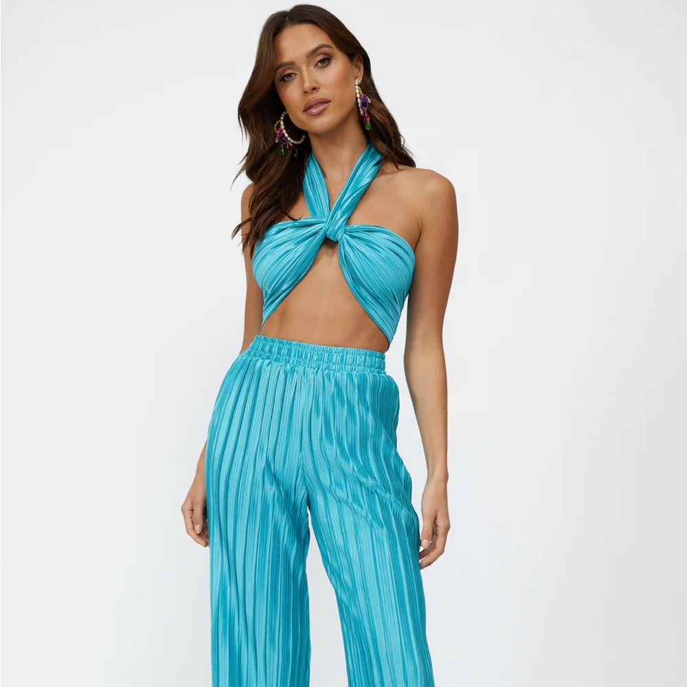 Two piece blue set